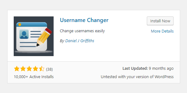 Username Changer Plugin