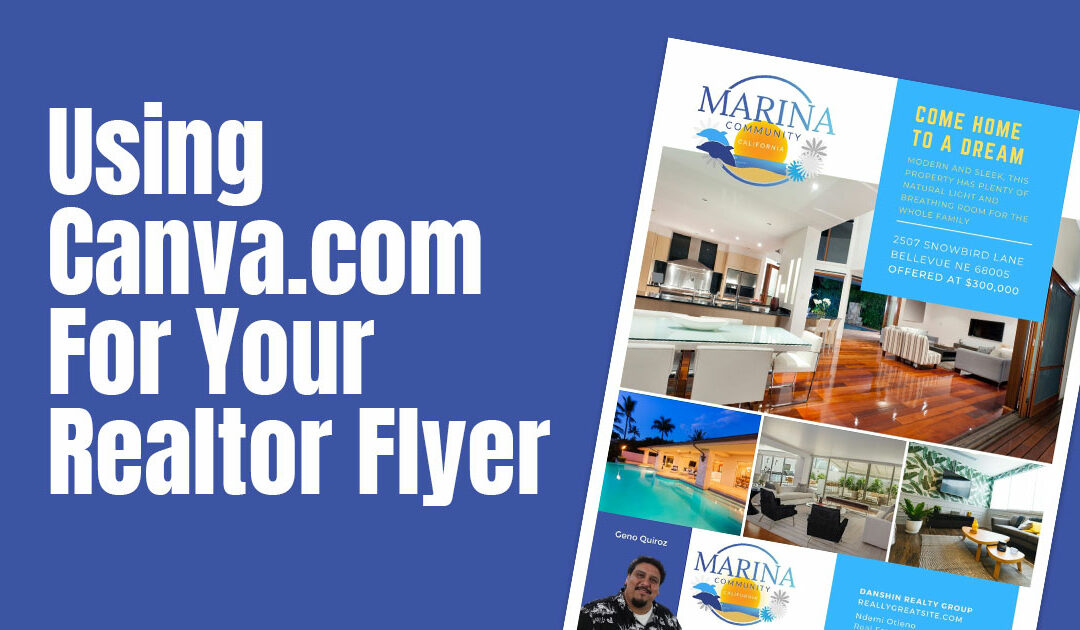 Using Canva.com For Your Realtor Flyer