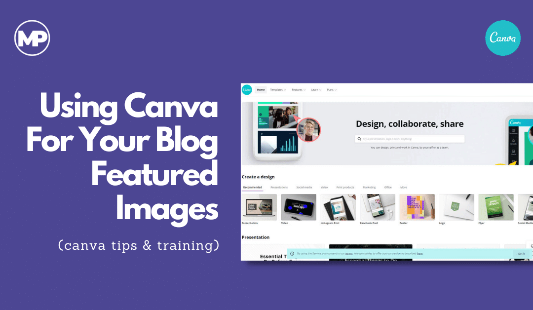 Using Canva For Your Blog Featured Image
