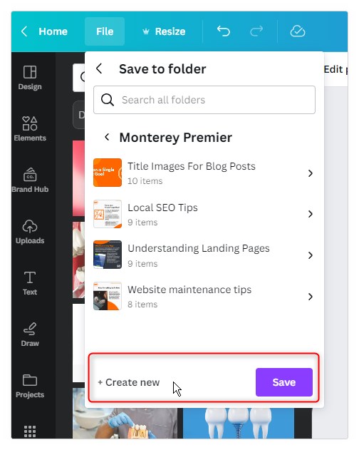 Resizing Images in Canva 11