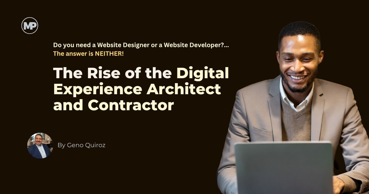 26-041826 - Website Designer vs Developer Architect or Contractor